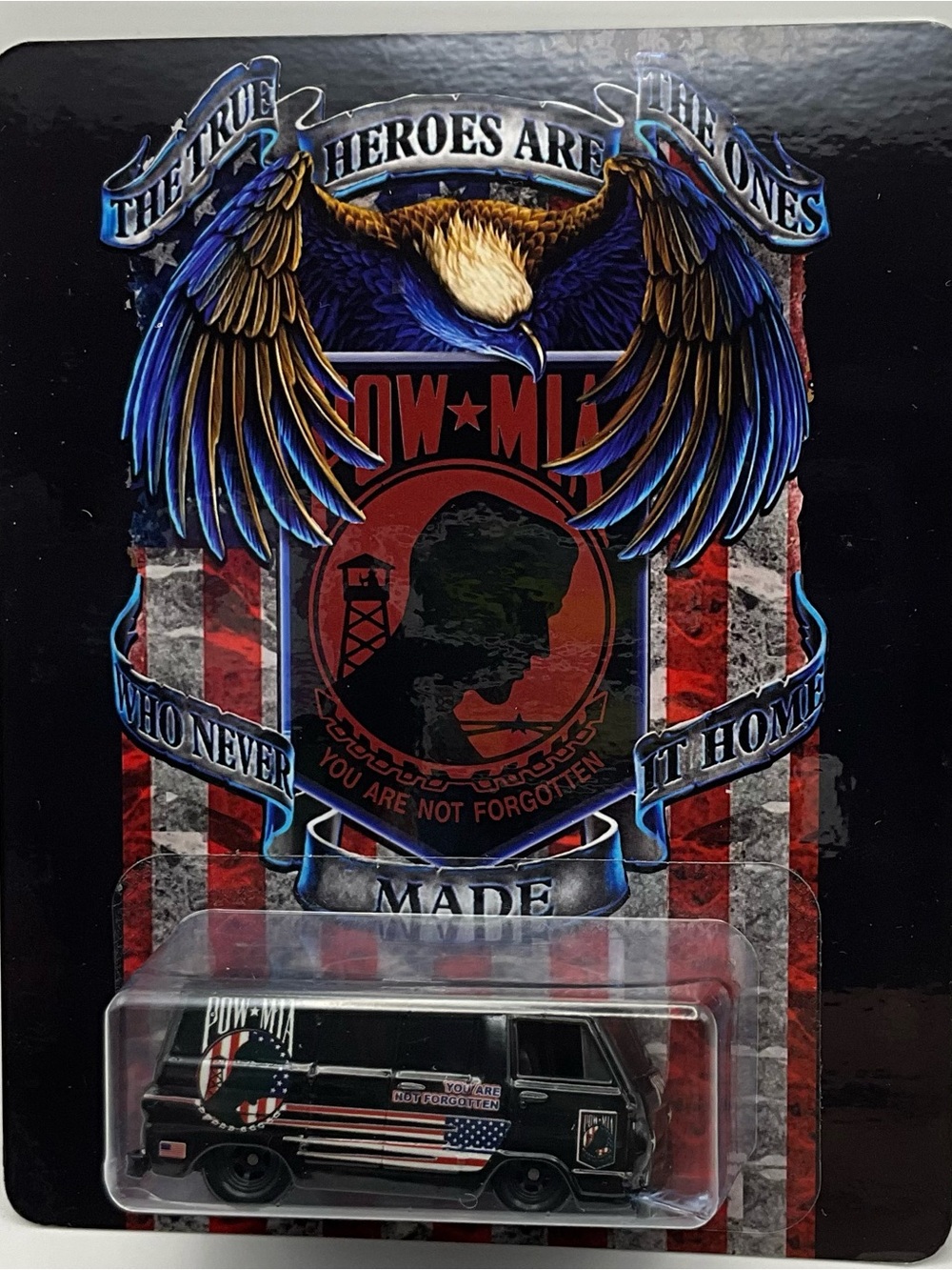POW•MIA Black Van – Hot Wheels Collectible Diecast